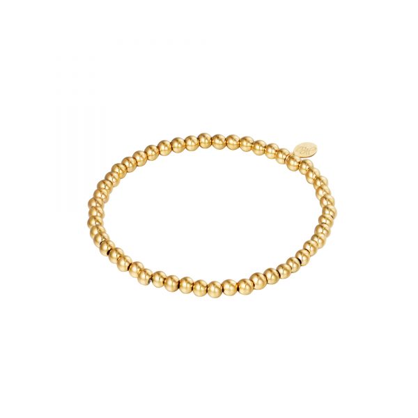 Armband Medium Beads - Goud