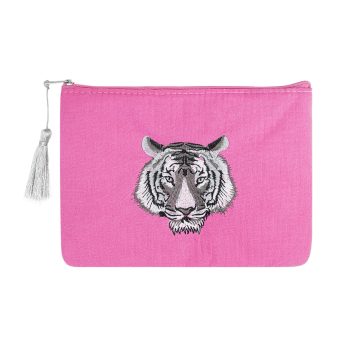 Make-up Tas Tijger- Roze